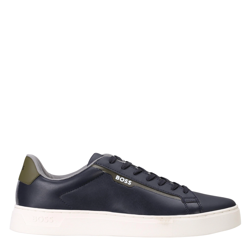Hugo Boss Rhys Cupsole Trainer - Dark Blue